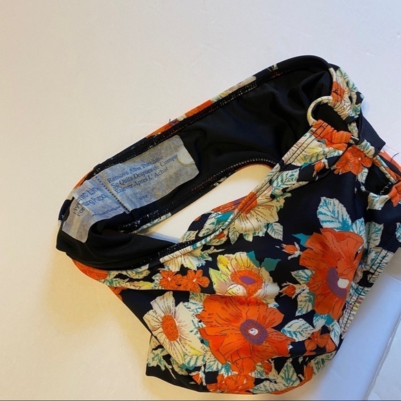 NWT ditsy ditzy flower floral BEACH JAY BIKINI BOTTOM size medium - Picture 5 of 5